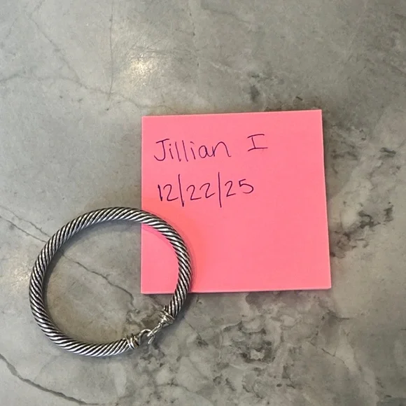 David Yurman Buckle Classic Cable Bracelet - Medium - Picture 2 of 6